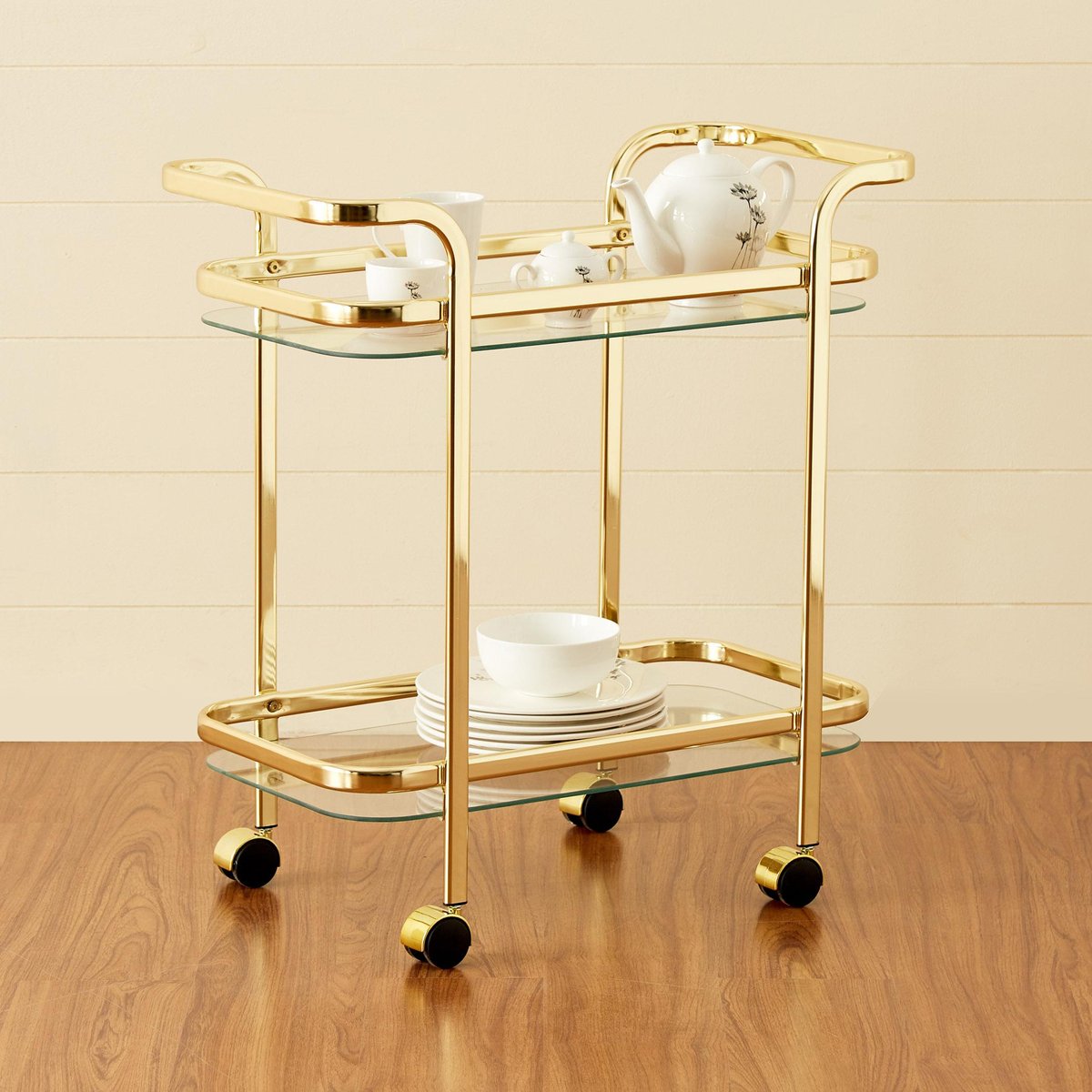 Gold Notica Serving Trolley