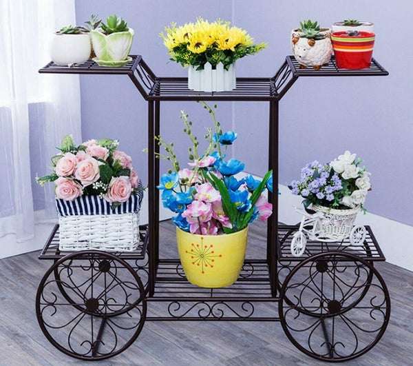 6-Tier Cart Planter Stand