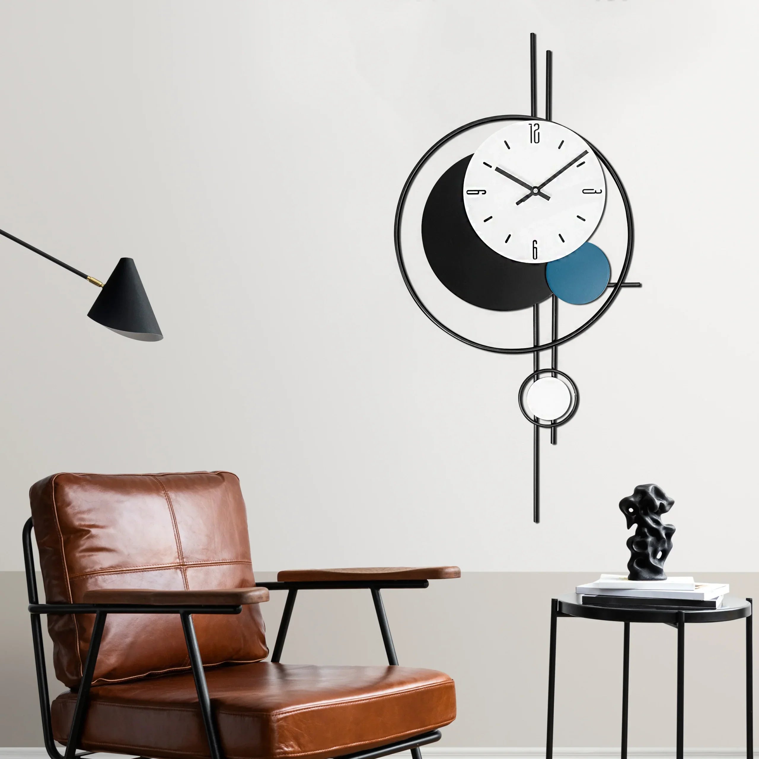 Starburst Designer Metal Wall Clock