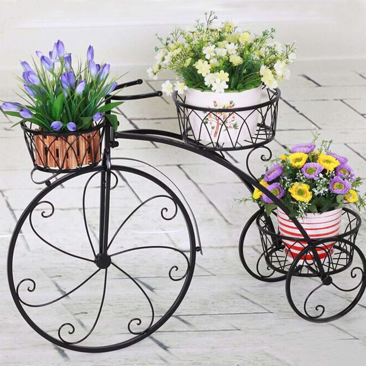 Cycle Style Plant Stand