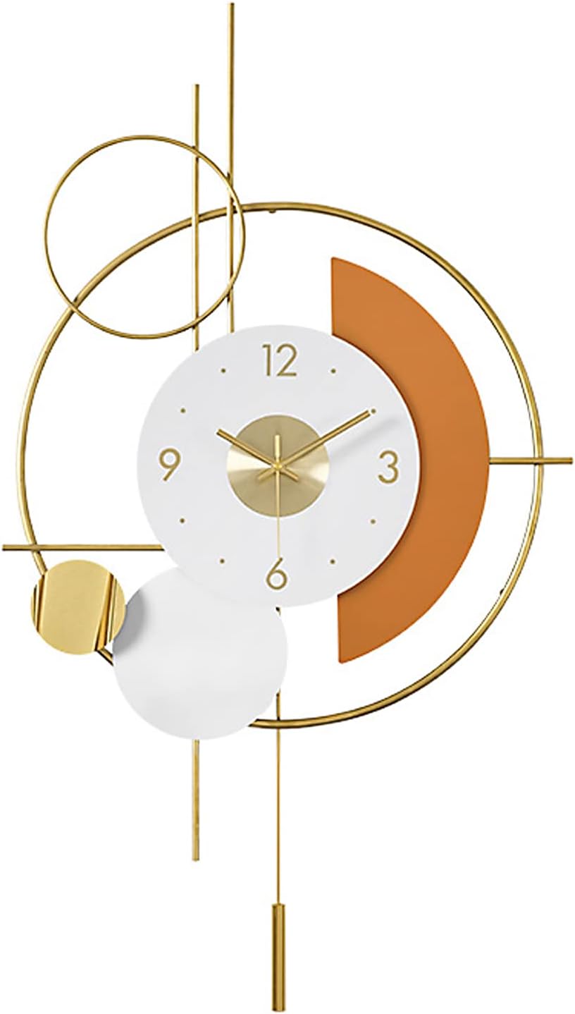 Abstract Metal Wall Clock