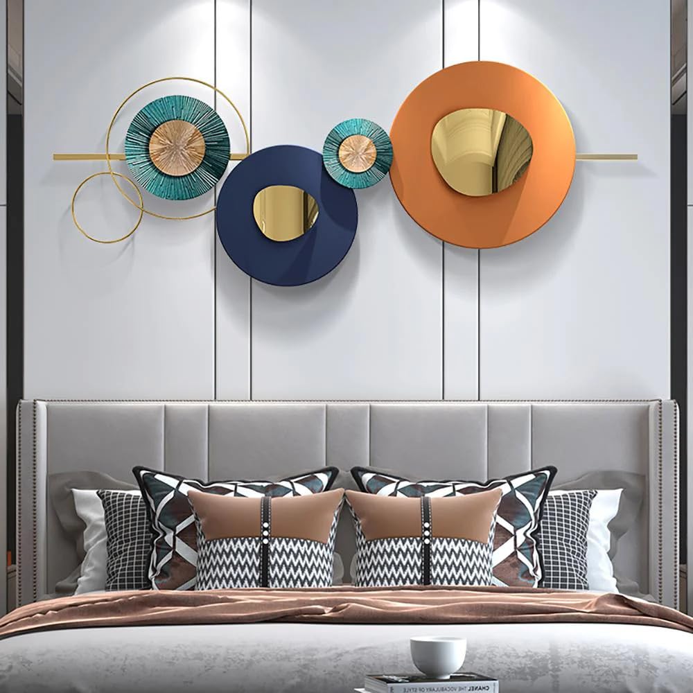 Multicolor Metal Wall Art For Living Room