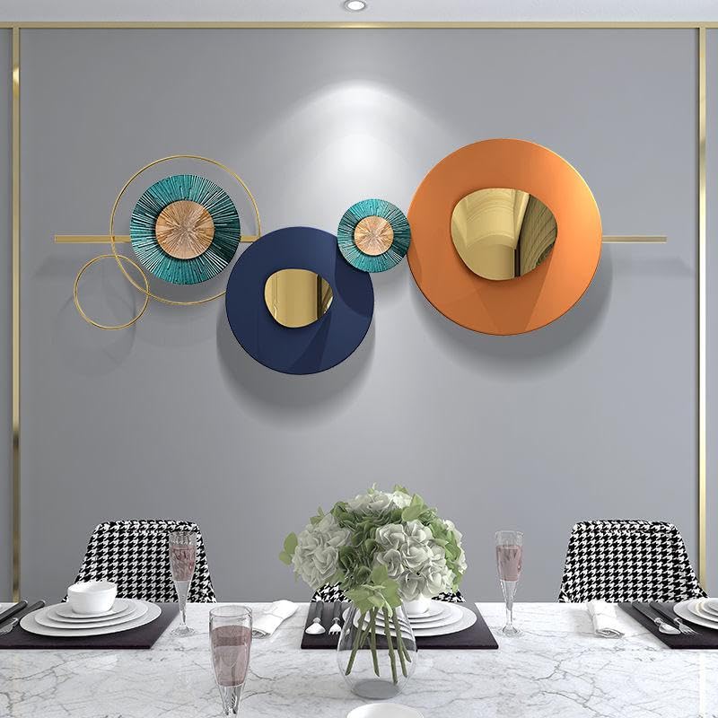 Multicolor Metal Wall Art For Living Room