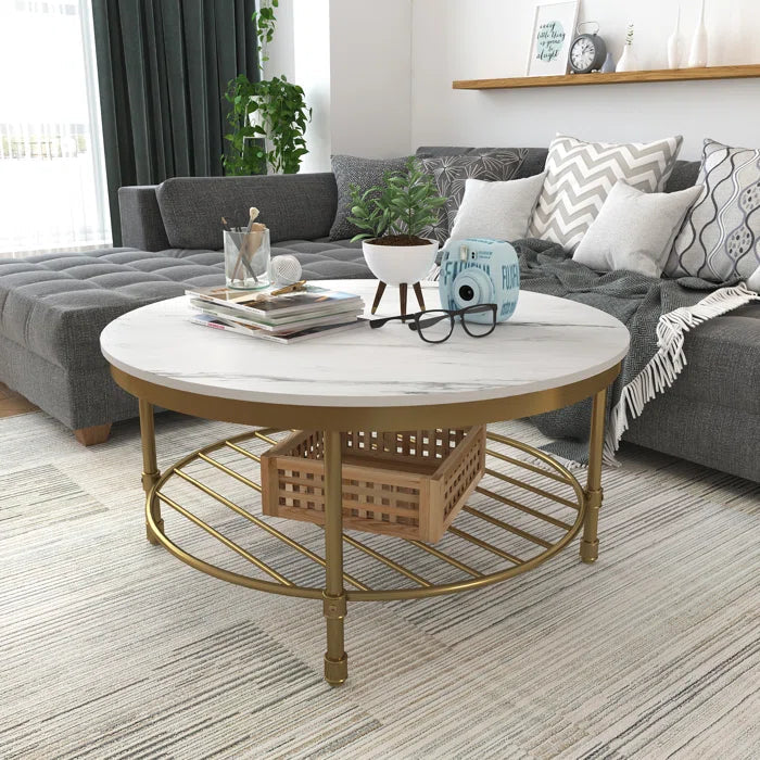 Two Tier Round Coffee Table