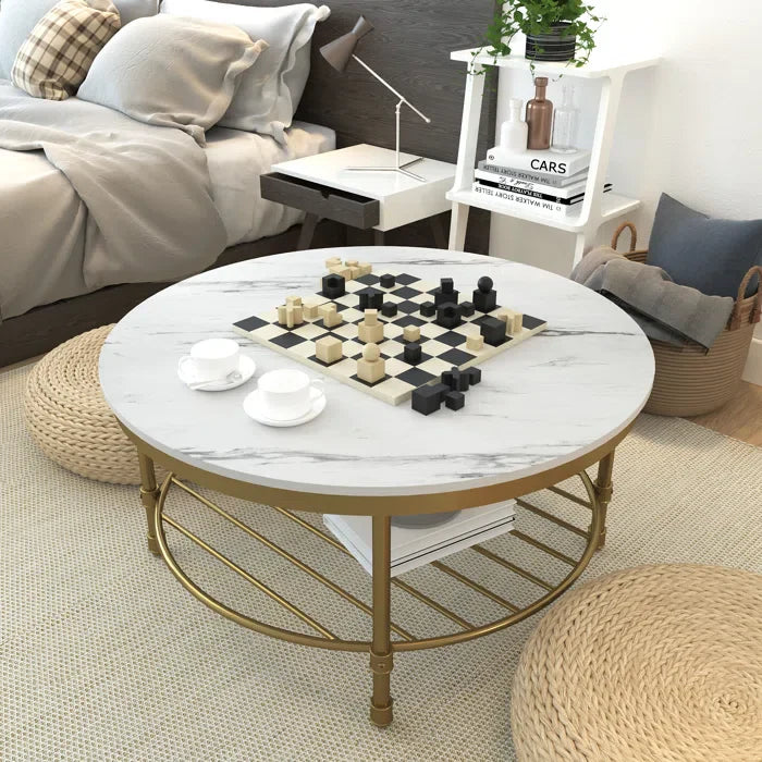 Two Tier Round Coffee Table