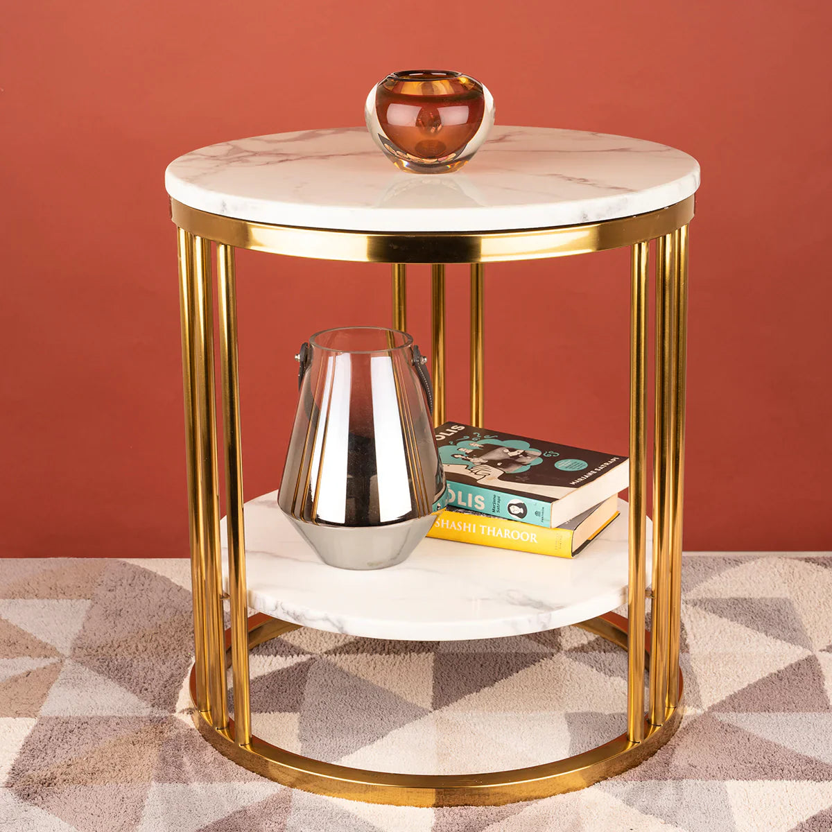 Mystique Side Table (Stainless Steel)