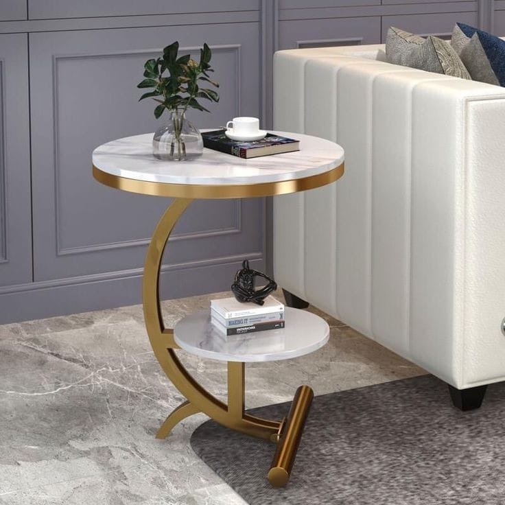 Opulence Side Table PVD Finish(Stainless Steel)