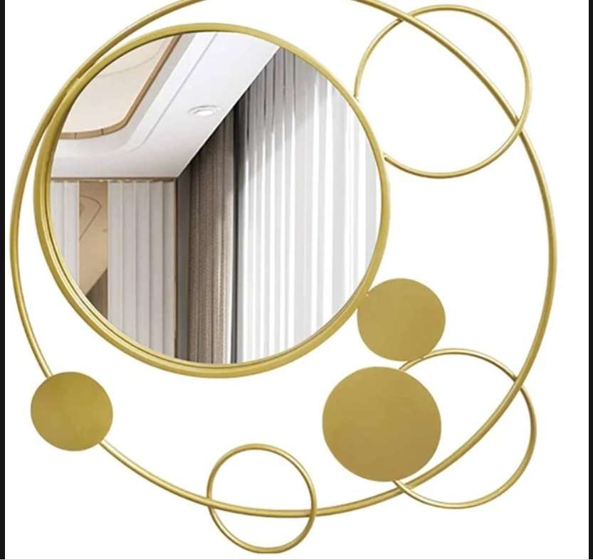 Geometrical Shaped Gold Mirror