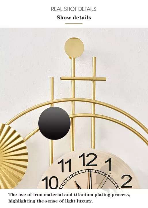 Decorative Metal Wall Clock