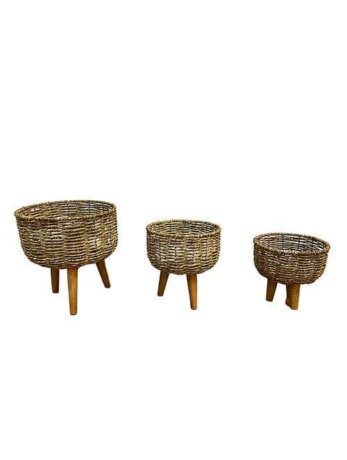 Bamboo Planters (Set of 3)