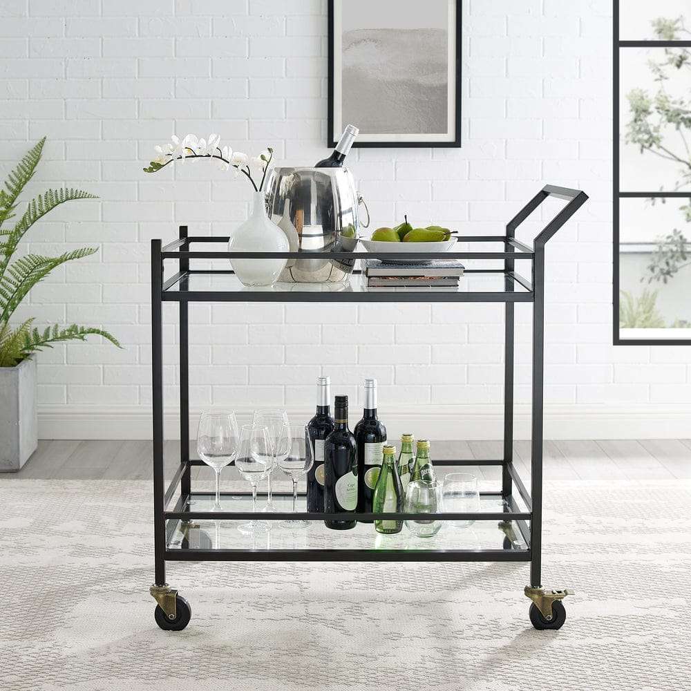 Black Frame Serving Trolley