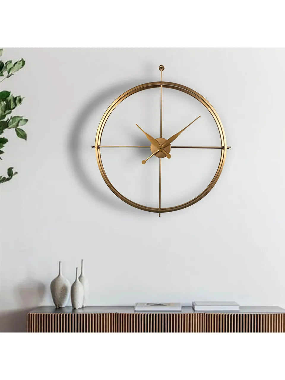 Central Metal Wall Clock