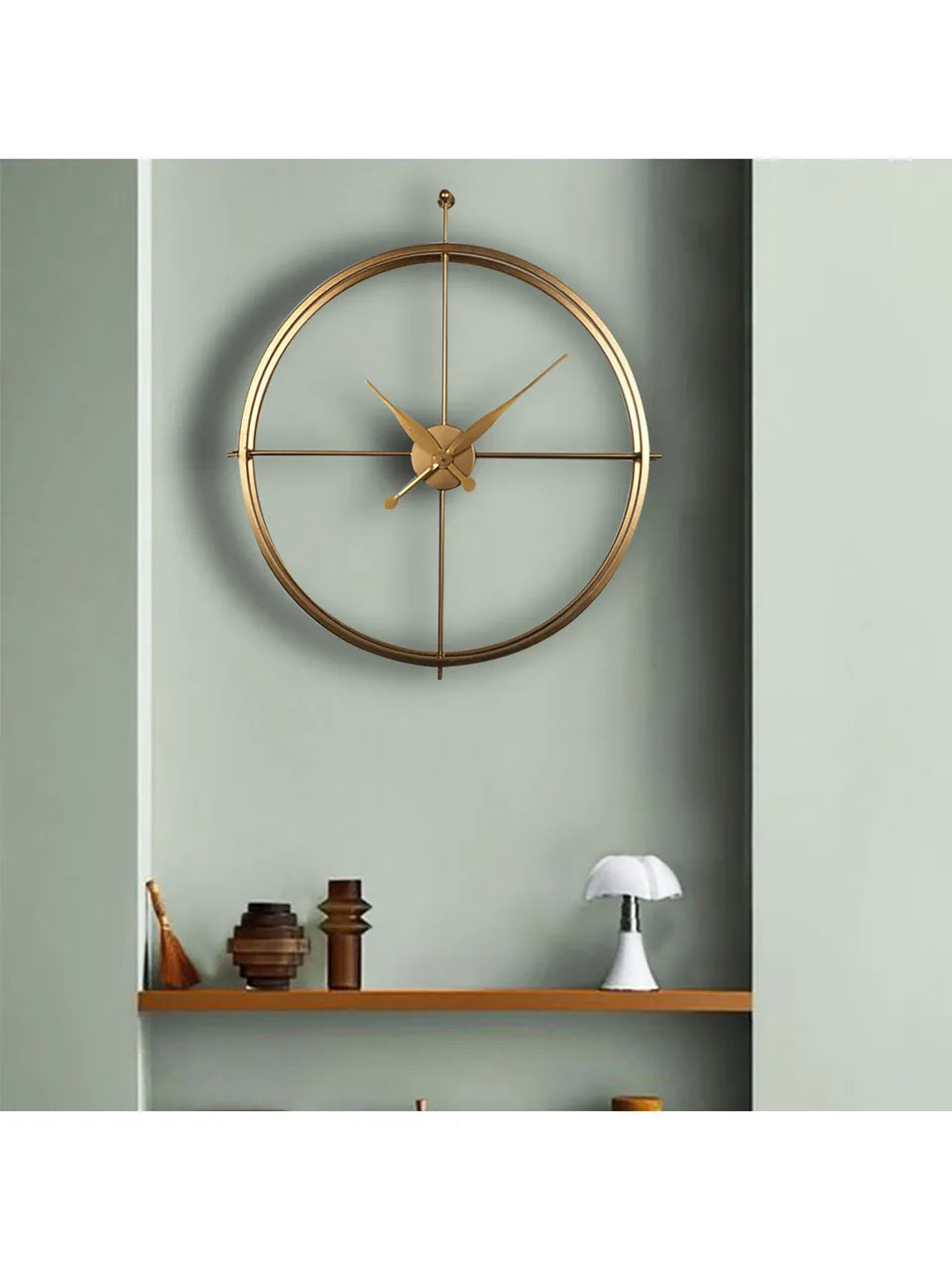 Central Metal Wall Clock