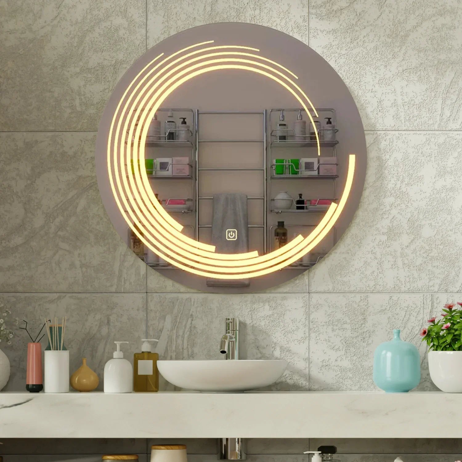 Beautiful-modern-design-dreamy-illusion-led-bathroom-mirror