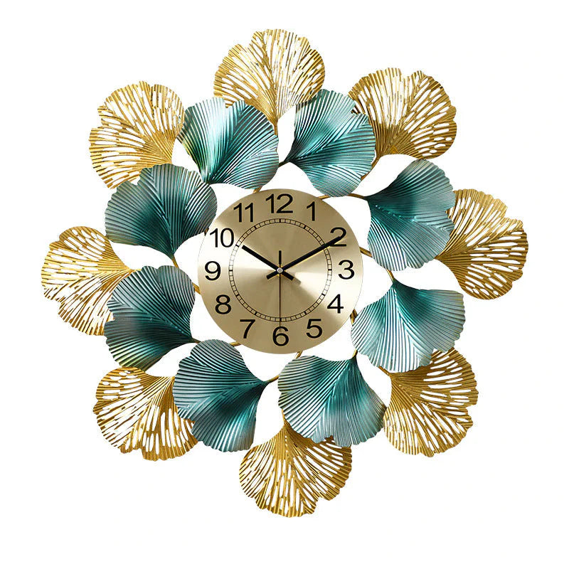 Blue Decorative Wall Clock