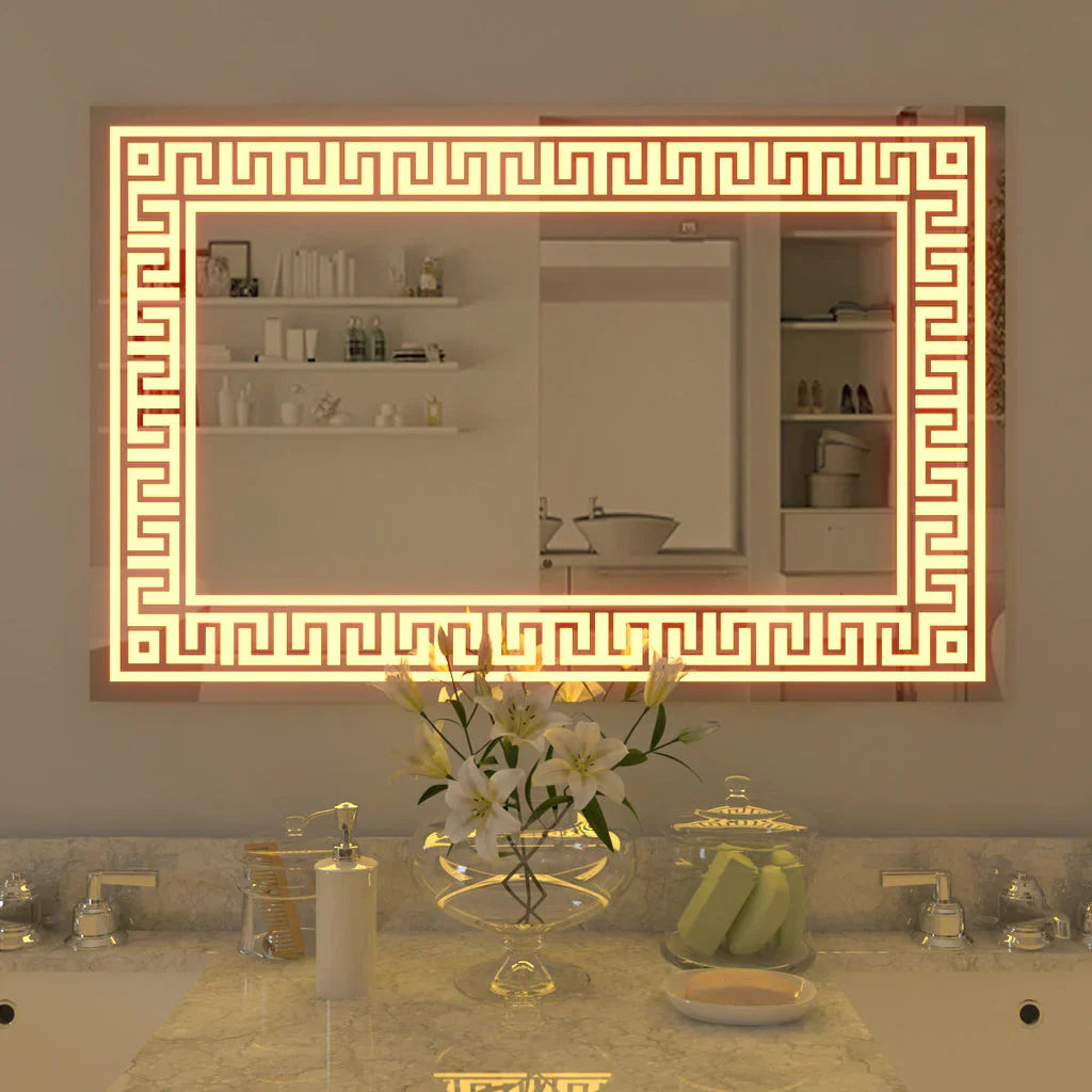 Designer Rectangular Bathroom Mirror