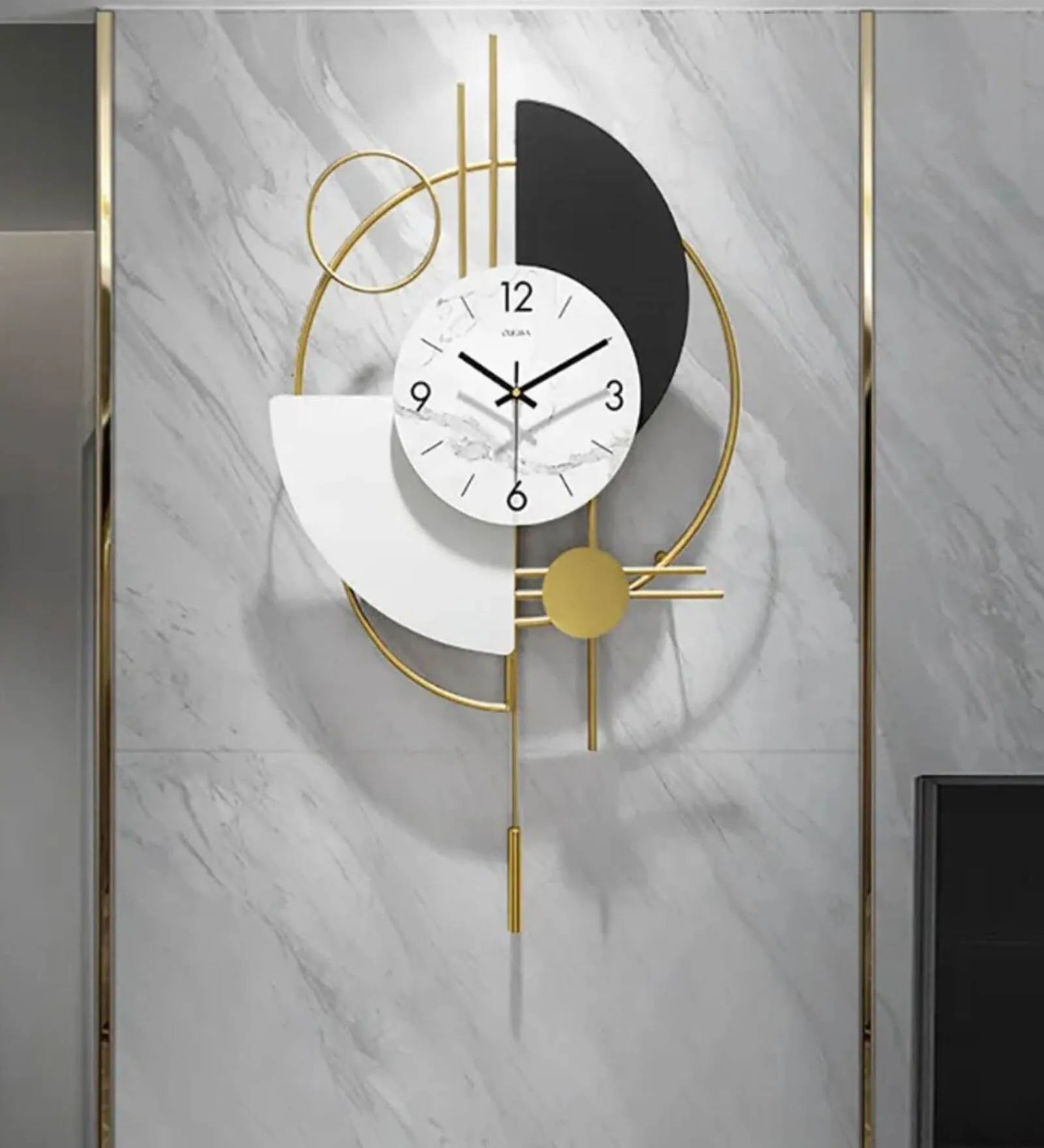 Multicolour Metal Novelty Wall Clock