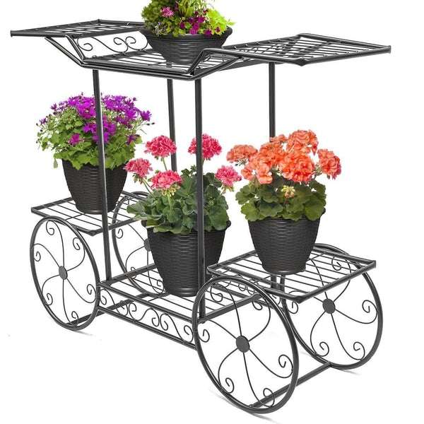 6-Tier Cart Planter Stand