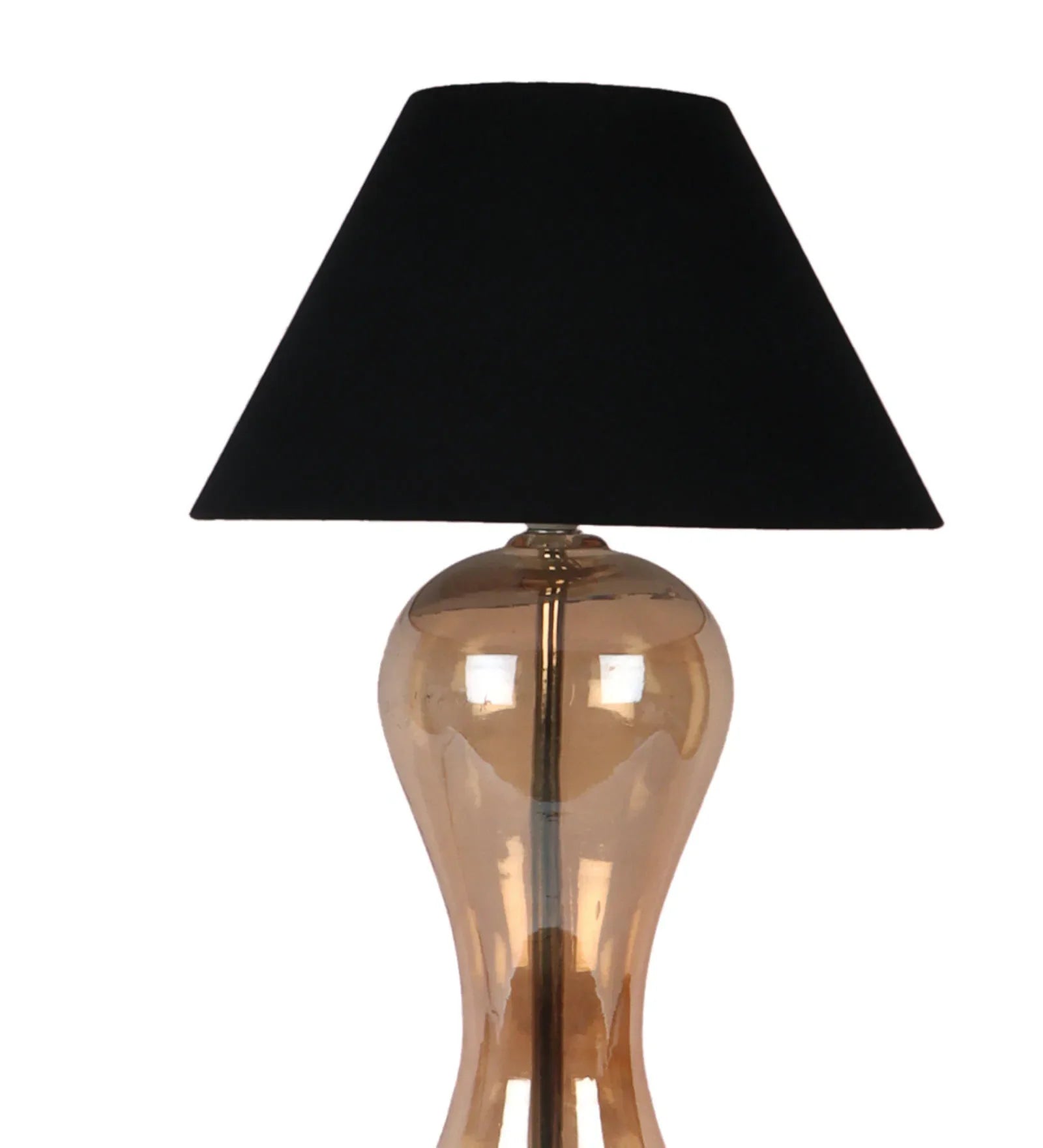 Delicate Black Fabric Shade Table Lamp