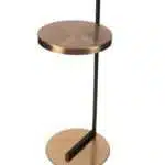 Midwest Black Cloth Shade Shelf Floor Lamp